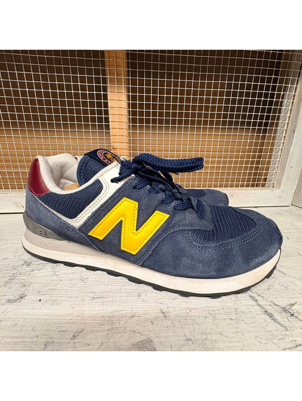 New Balance 574 Sneakers Natural Indigo Aspen Size 8.5